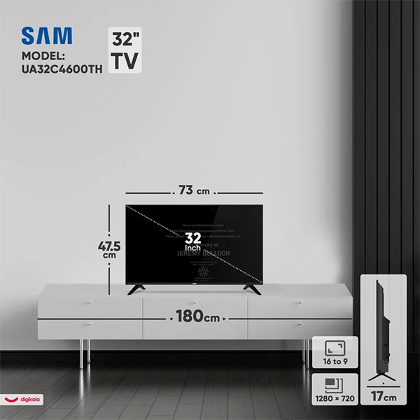 -تلویزیون-ال-ای-دی-سام-الکترونیک-مدل-UA32C4600TH-سایز-32-اینچ